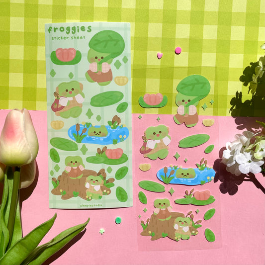 Froggies Sticker Sheet