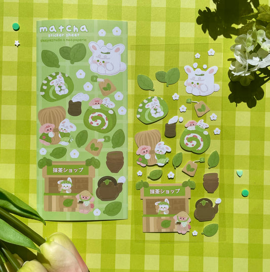 Matcha Sticker Sheet