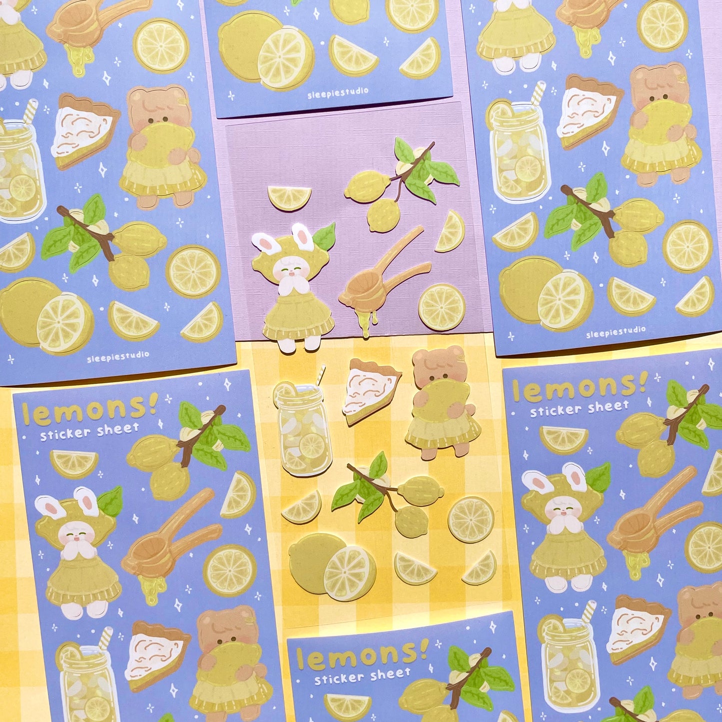 Lemon Sticker Sheet